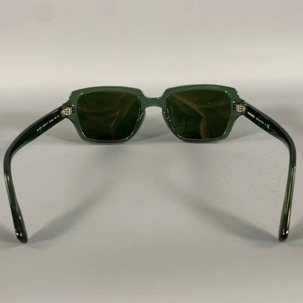 BURBERRY Size One Size Green Olive See Through Sunglasses